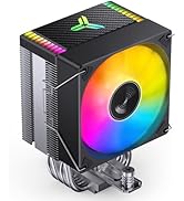 JONSBO CR1400 EVO CPU Cooler,ARGB Mute Series air Cooling, Height 130mm,92mm Fan Mini CPU Cooler,...