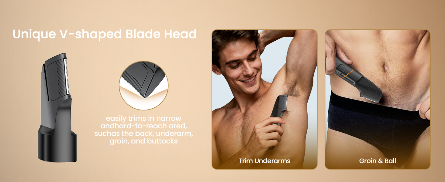 manscape manscaper electric mens groin body ball pubic hair trimmer shaver razor grooming kit men