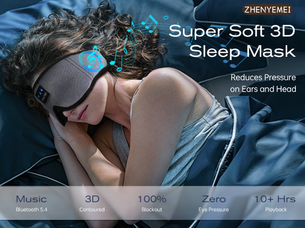 sleep mask headphones cooling sleep mask weighted eye mask for sleeping eyemasks for sleeping