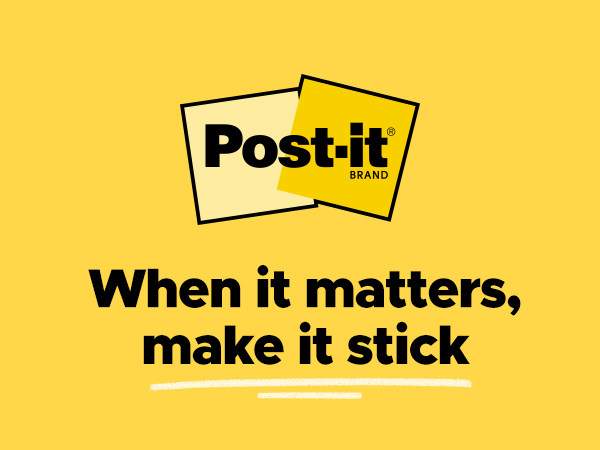 When it matters, make it stick