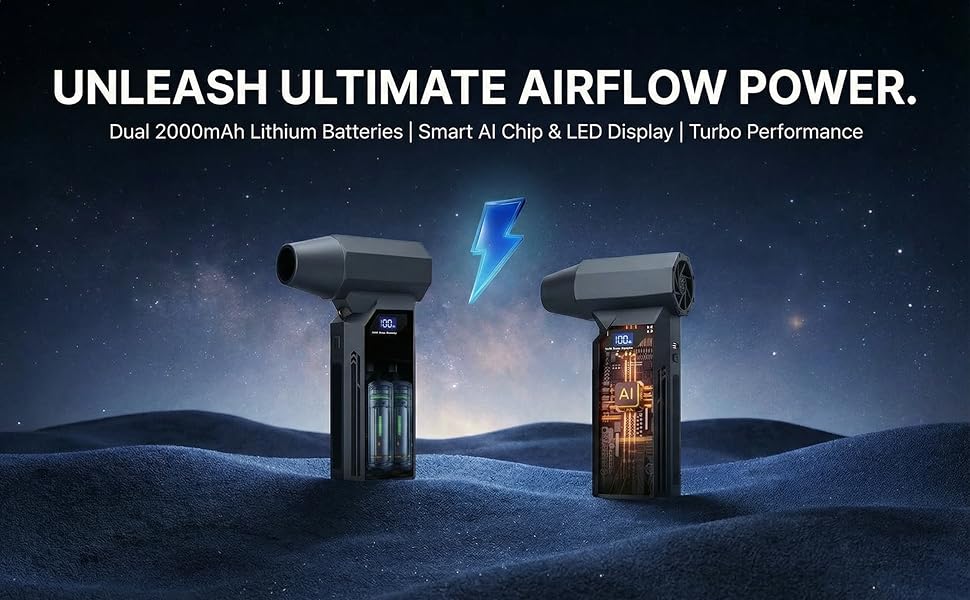 Rechargeable Battery Operated Air Blower with Brushless Motor