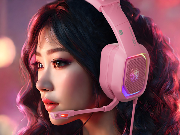 pink headset for ps5