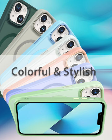 YENAPOON Matte Magnetic Phone Case for iPhone 15