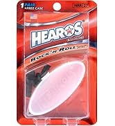 Hearos Earplugs Rock 'n Roll Series with Free Case, 1-Pair Foam