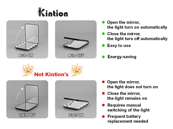 light up mirror