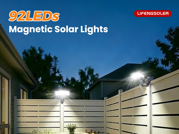 magnetic solar lights outdoor