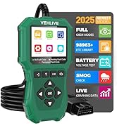 Motorcycle Scanner, Motorcycle Fault Code Reader with Voltage Test, Motorcycle OBD2 Scanner with ...