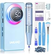 SAVILAND Electric Nail Drill Professional: 50000 RPM Efile Nail Drill for Acrylic Nails Rechargea...