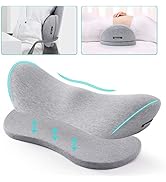 Lumbar Support Pillow for Bed &amp; Seat Lower Back Pillow for Sleeping Office Chair Back Support Cus...