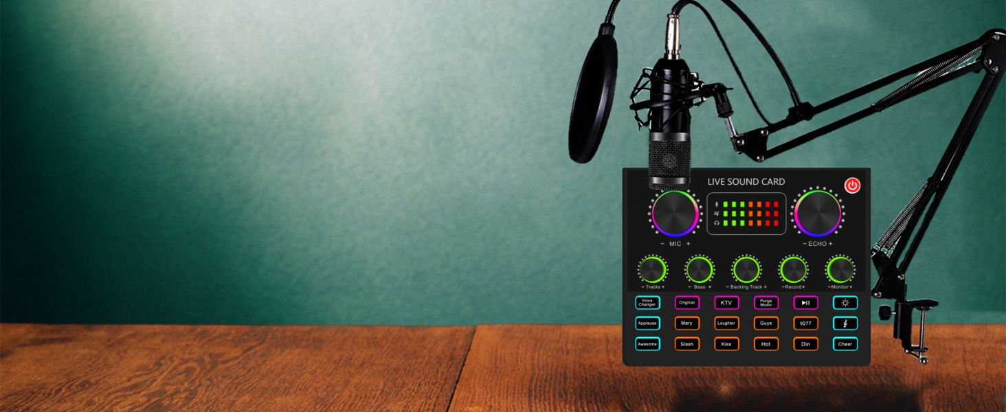 pc microphone gaming microphone gaming mic podcast equipment bundle microphone for singing