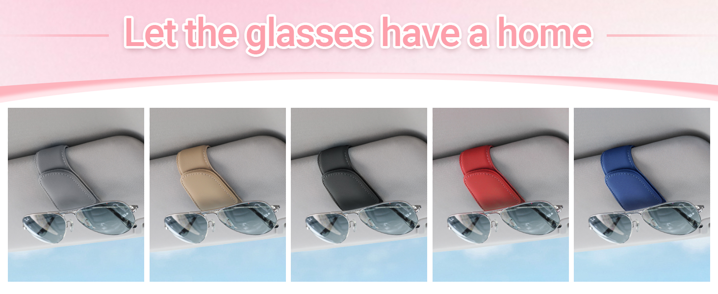 car glasses holder clip