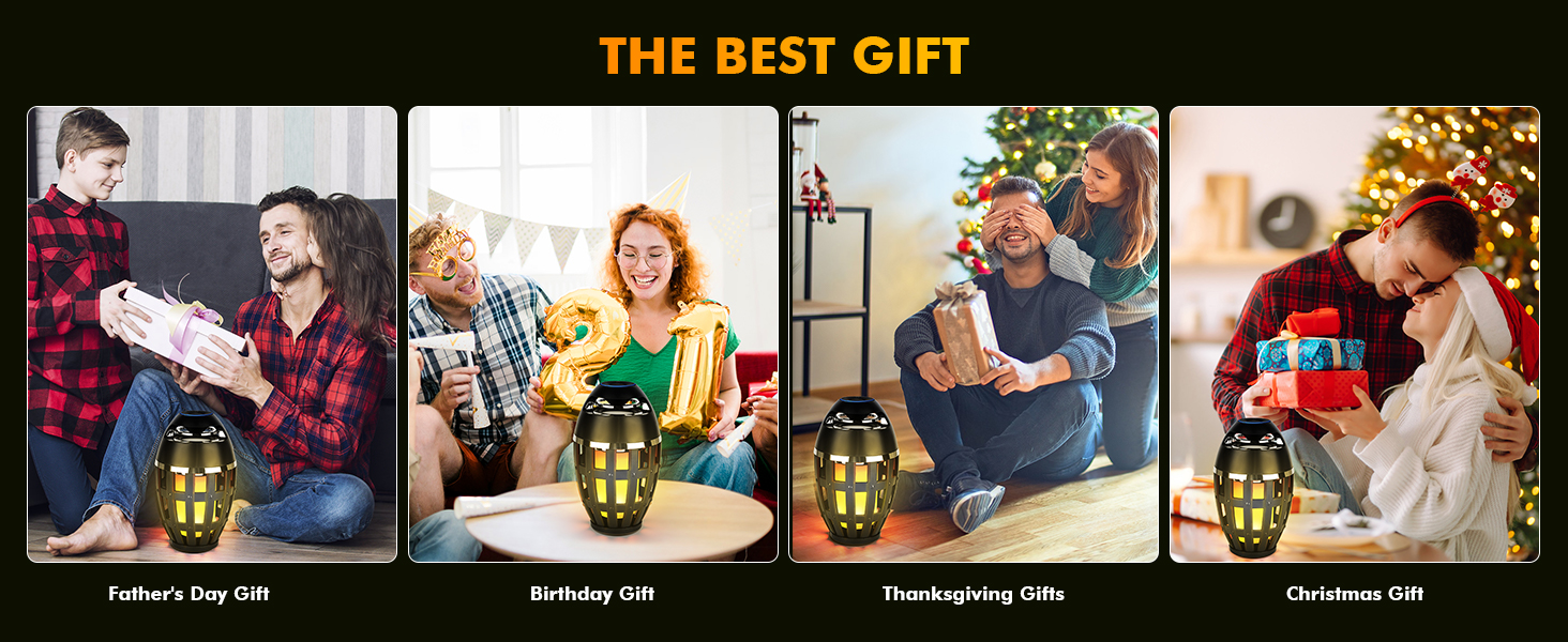 Outdoor Bluetooth Flame Speakers