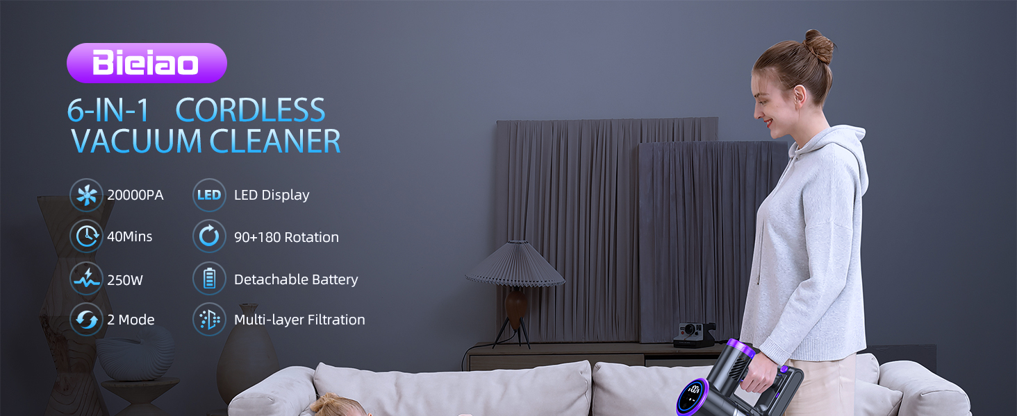 6-IN-1 CORDLESS VACUUM CLEANER