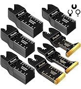 49pcs Titanium Oscillating Tool Blades and High-Carbon Steel Multitool Blades, Universal Multitoo...