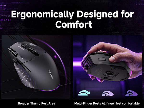 Ergonomically Designed for Comfort