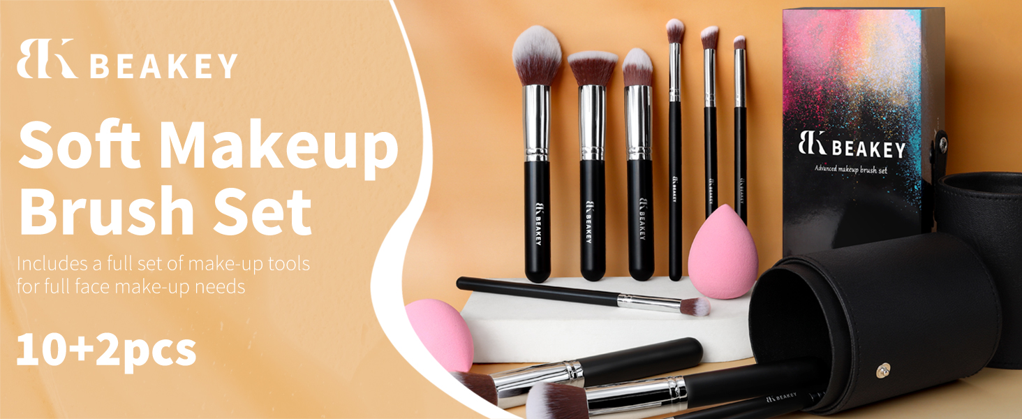1 Makeup Brushes Premium Synthetic Foundation Face Brush Eyeshadow Kabuki Blush Brush gifts for mom
