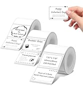 NIIMBOT 3 Rolls White Labels for B1 B21 B3S K3 Label Maker, 1.57'' x 1.18'' (40x30mm) Printer Lab...