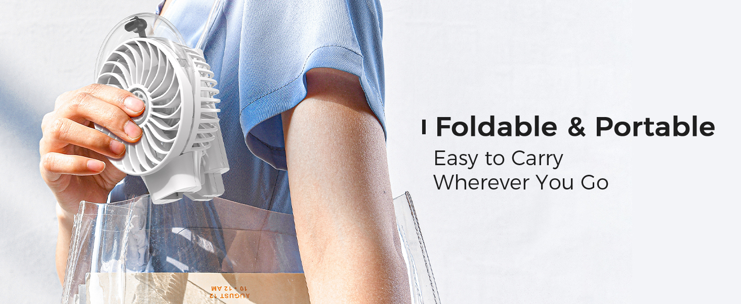 small pocket fan