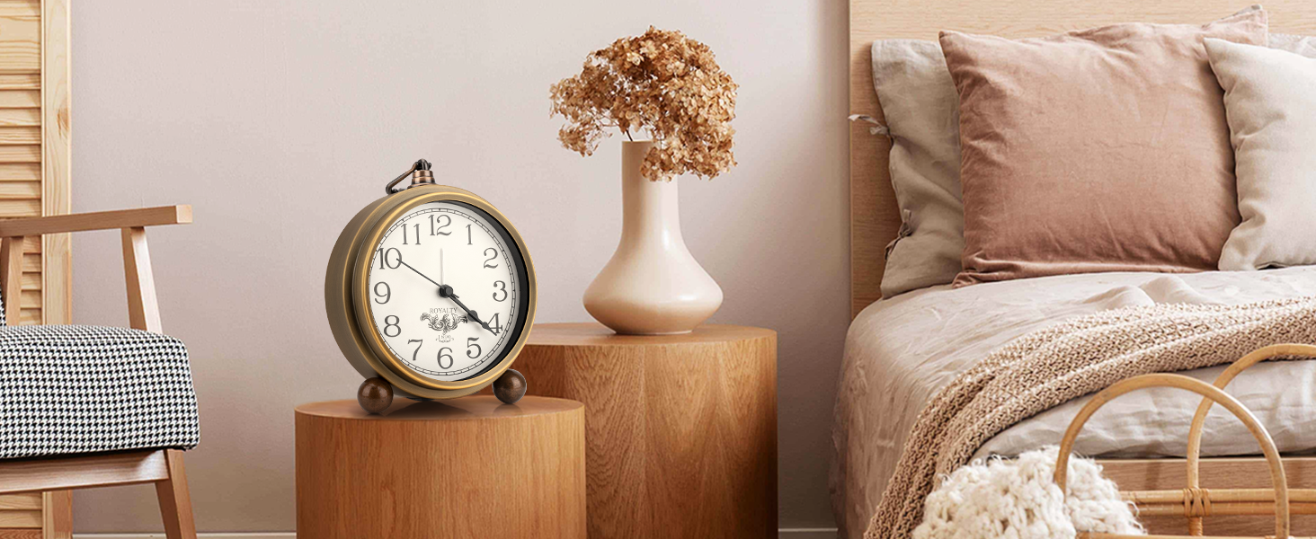 gold alarm clocks for bedrooms analog alarm clock vintage alarm clock