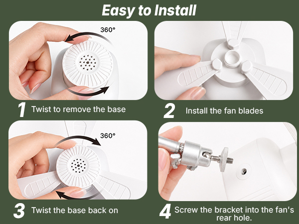 camping essentials for car mini ceiling fan with light