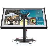 ITSHOM Stand for Echo Show 15 (1st, 2nd Gen), Echo Show 21 with Swivel and Tilt Design, 4-Level H...