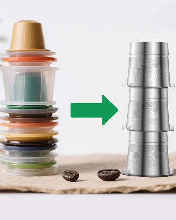 NUKALO Stainless steel coffee pods