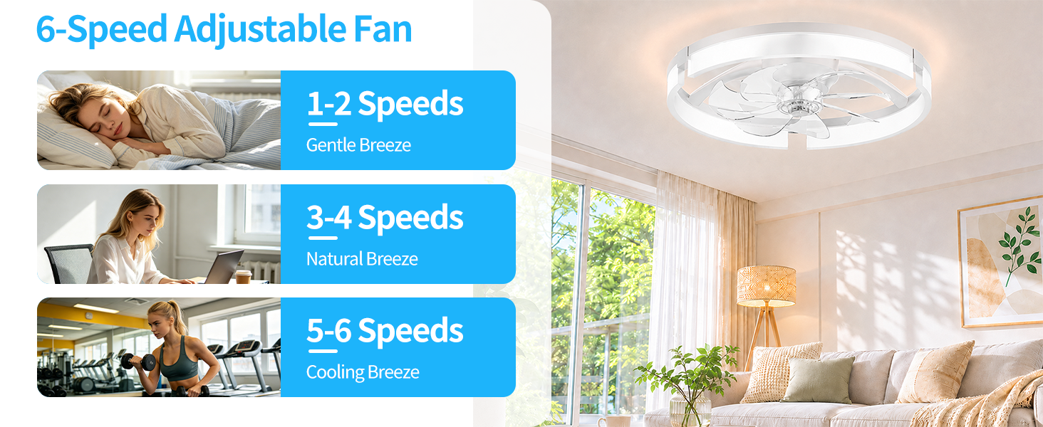 Ceiling Fans with Lights and Remote
