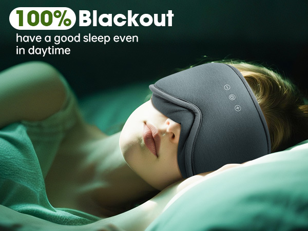 bamboo sleep eye mask bluetooth headphones