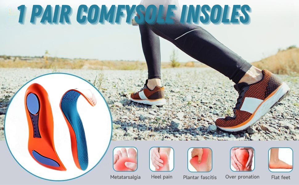 1 Pair Comfy Sole Insole