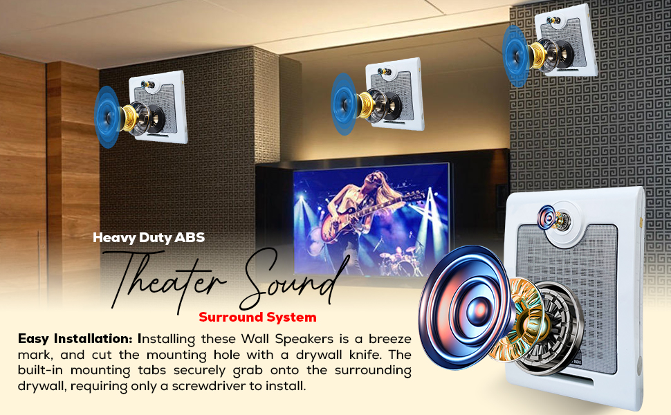 wall speakers, outdoor speakers