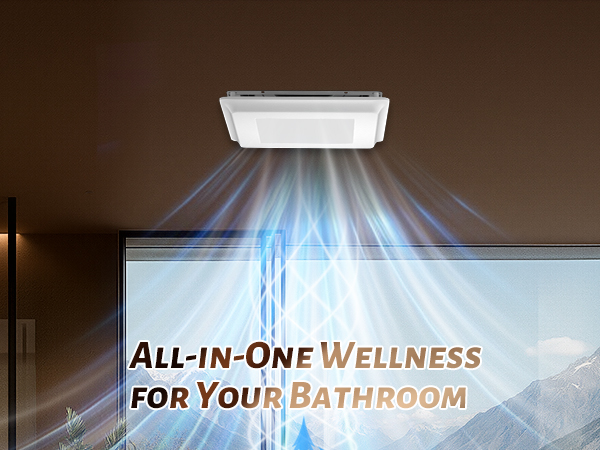 bathroom exhaust fan with light