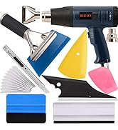 EHDIS Vinyl Wrap Tools Car Wrap Kit Window Tint Kit Tinting Tools with Heat Gun for Car Wrapping ...