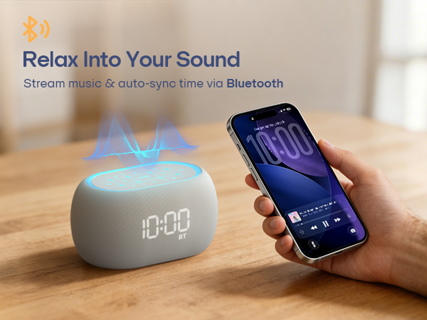 Alarm clock with Bluetooth function