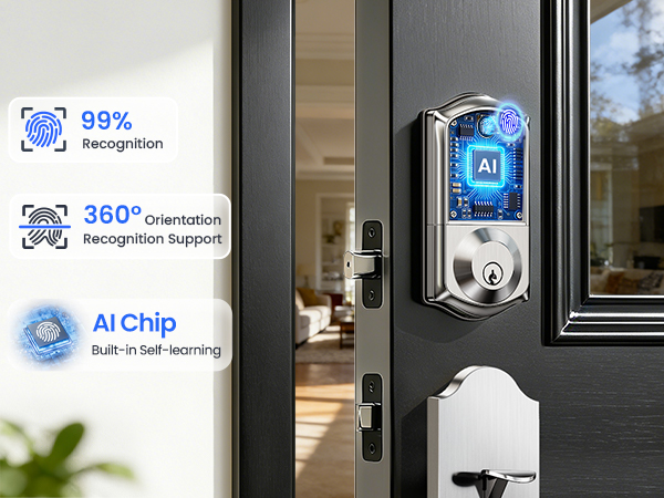 Veise Fingerprint Smart Door Lock