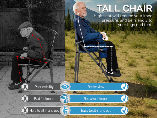 Bar height chair