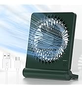 JOSTRY Mini Desk Fan with Strong Airflow,Portable Personal Fan Rechargeable,3 Speed Adjustable De...