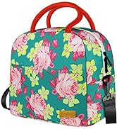 Insulated lunch bag, Large Lunch Box for Women and Men, Light Durable Tote Bag with Adjustable Sh...
