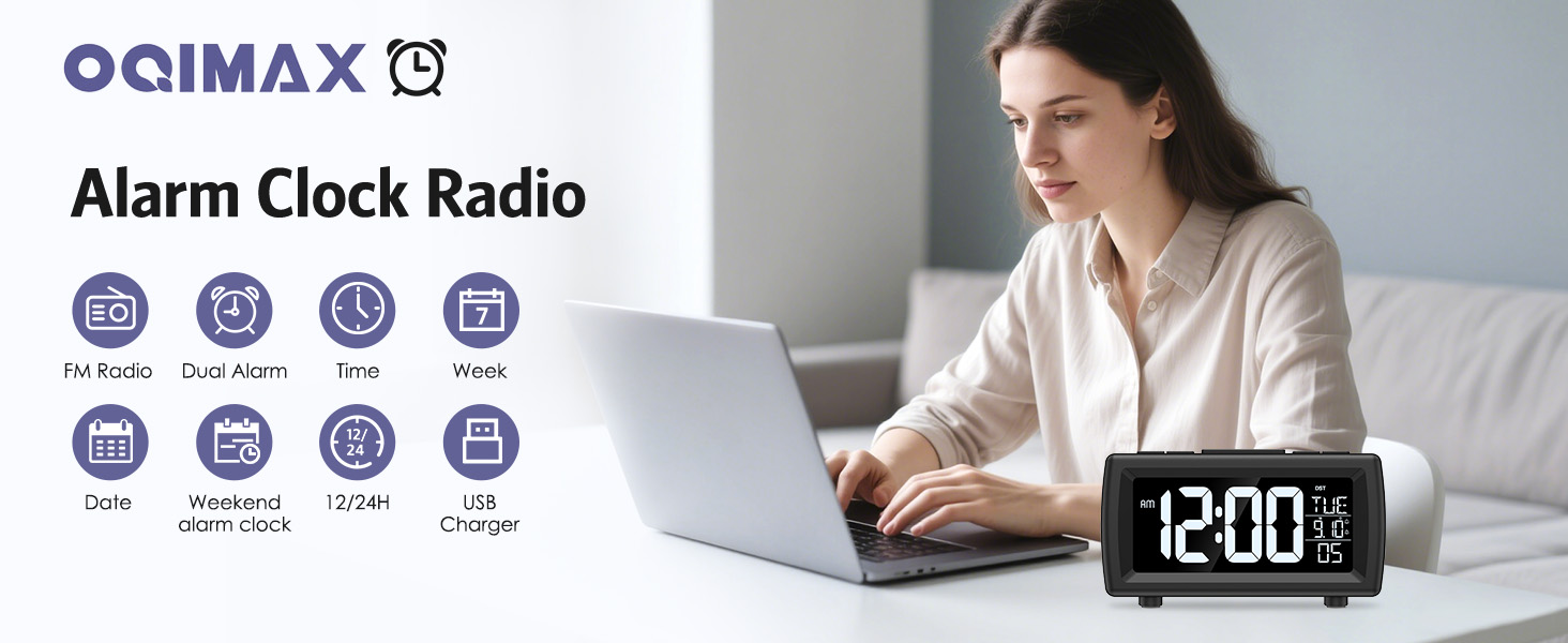 Digital Alarm Clock Radio