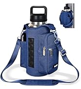 icolor Magnetic Gym Bag Water Bottle Carrier Holder with Phone Pockets &amp; Shoulder Strap,Gym Magne...