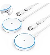 2pack Wireless Charger 15W Fast Mag Charger for Cell Phone 16 Pro Max/16 Pro/16 Plus/16/15/14/13/...