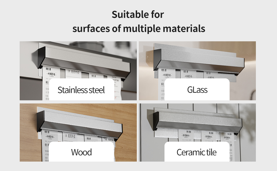 Suitable for surfaces of multiple materials