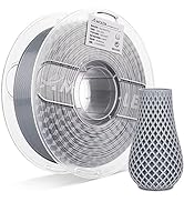AMOLEN PLA 3D Printer Filament, High Speed Dark Grey PLA Filament 1.75mm, PLA 3D Printing Filamen...