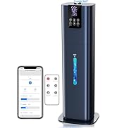 8L Smart Humidifiers for Bedroom Large Room, 2.1Gal Cool Mist Top Fill Diffuser Ambient Light, Ap...