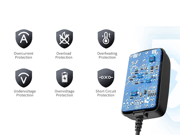12v 1a power cord Certified Safety and Efficiency