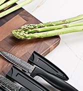 kitchen knife set with sheath 3pcs