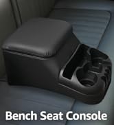bench seat console in use
