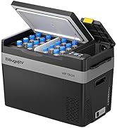 BougeRV 12V 30 Quart Refrigerator, CRPRO VIP, Compressor Electric Cooler with 12V/24 DC, 110-240 ...