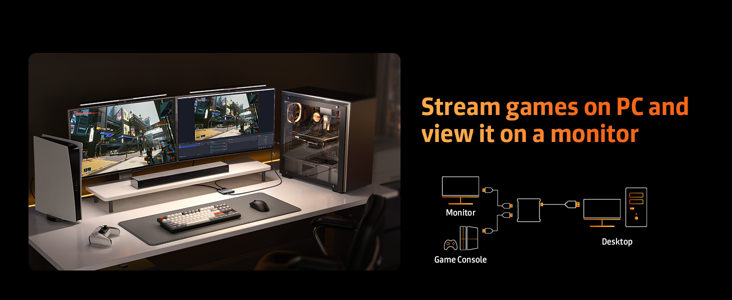 Stream and play on PC