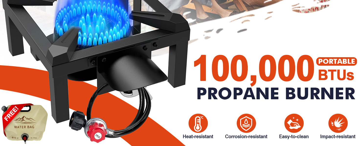 single propane burner