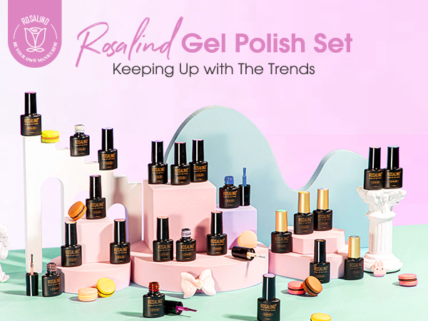 pastel gel nail polish